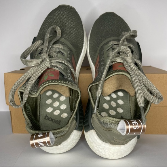SOLD- Womens adidas NMD R1 Athletic Shoe - Legacy Green / Copper - Picture 4 of 12